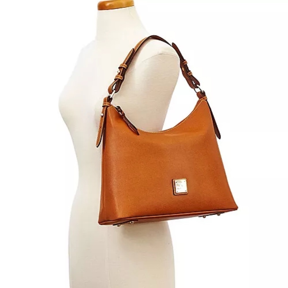 Dooney & Bourke Saffiano Leather Hobo - Picture 15 of 15